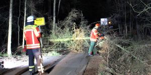 Sturmtief "Victoria" sorgt erneut für Feuerwehreinsätze