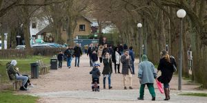 Harburger Stadtpark wurde ausgiebig für Spaziergänge genutzt