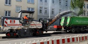 Neuer Asphalt: Schloßmühlendamm wird vier Tage zum Nadelöhr