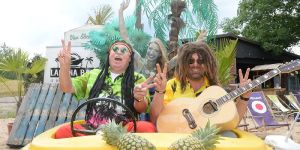 Videodreh zu Mitgrölklassiker von Klaus &amp; Klaus an der Süderelbe