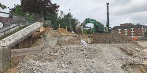 Arbeiten am Harburger Ring laufen auch in der Coronakrise weiter