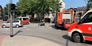 Bremer Straße: Motorradfahrer bei Unfall mit Pkw schwer verletzt 