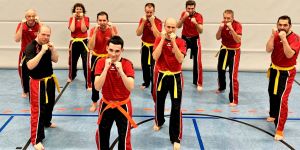 Kickboxen beim TuS Fleestedt: Gurtprüfung vor dem Lockdown