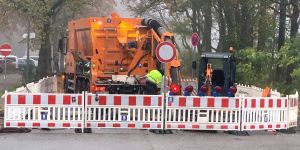 Straßensperrungen durch Rohrbrüche: Reparaturen liegen im Zeitplan