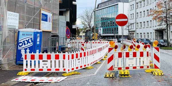 Binnenhafen: Kanalplatz und Harburger Schloßstraße werden voll gesperrt