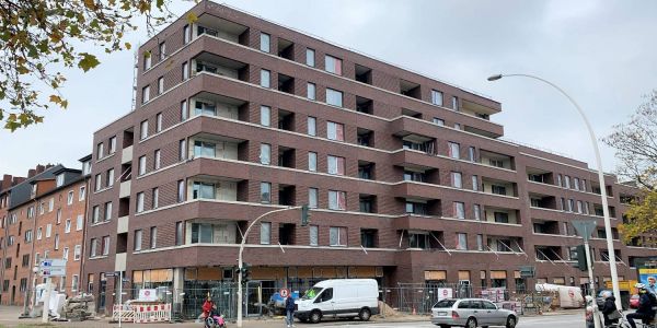 Neues Entreé zur City: 94 Wohnungen an der Knoopstraße fast fertig