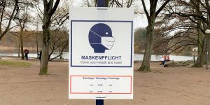 Maskenzwang im Harburger Stadtpark rund um die Außenmühle