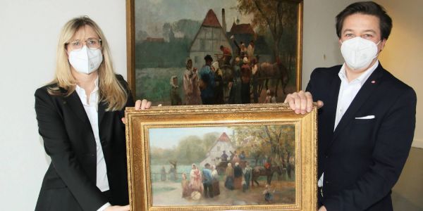 Harburger Museum: Sparkasse ermöglicht Kauf eines Gemäldes