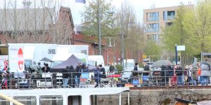 Der Binnenhafen als Filmkulisse: Großstadtrevier drehte in Harburg