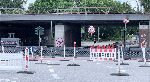 Sperrungen im Kreunzungsbereich Hannoversche Straße.