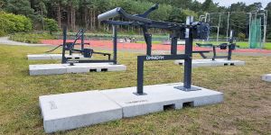 Für drei Wochen: Kostenloses Outdoor-Fitness auf dem Opferberg
