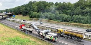 Neuer Asphalt für die A7: Behinderungen zwischen Heimfeld und  Landesgrenze