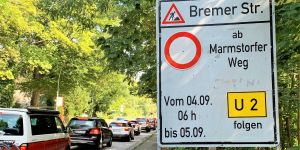 Neuer Asphalt: An diesem Wochenende wird die Bremer Straße voll gesperrt