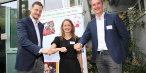 Ein Jahr Arche in Harburg: Auch HSV-Chef Marcell Jansen gratulierte
