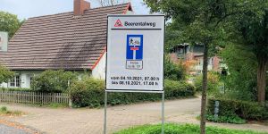 Heute geht’s los: Beerentalweg wird fünf Tage zur Sackgasse