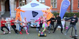 Shopping-Sonntag: Tolles Wetter, Impf-Aktionen und Sport lockten in die City 
