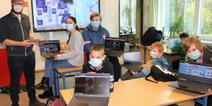 Workshop an der ELS:  Schüler programmieren eigene Computer-Spiele