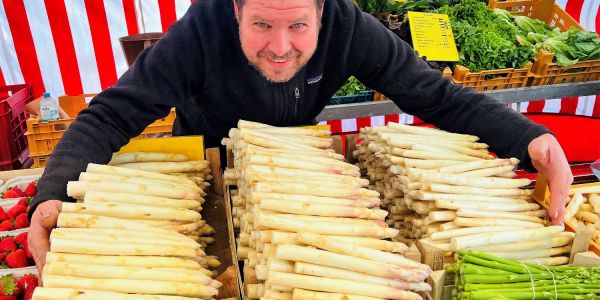 Rezept vom Wochenmarkt: Endlich wieder Spargel – aber mal ganz anders