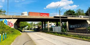 Brücke Moorburger Bogen: Behinderungen bis Ende September