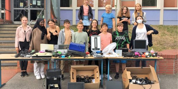 E-Waste-Race: AvH-Schüler sammeln Elektroschrott aus Harburg