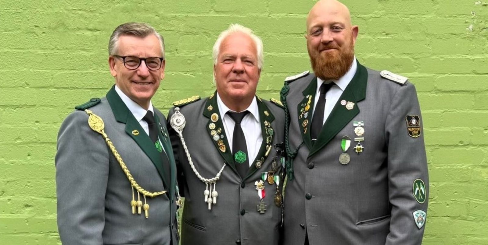 Helmut Franke setzte sich gegen Olaf Timm (links) und Mike Schestak durch. Foto: pr