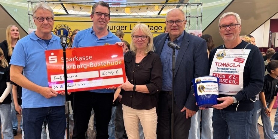 Erfolgreiche Lionstage: 12.000 Euro für zwei Projekte in Harburg
