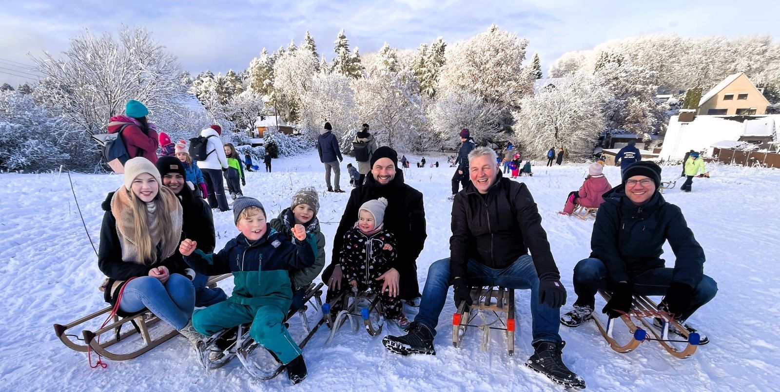 „Ski und Rodel gut!“: Harburg wurde am Wochenende zum Wintermärchen