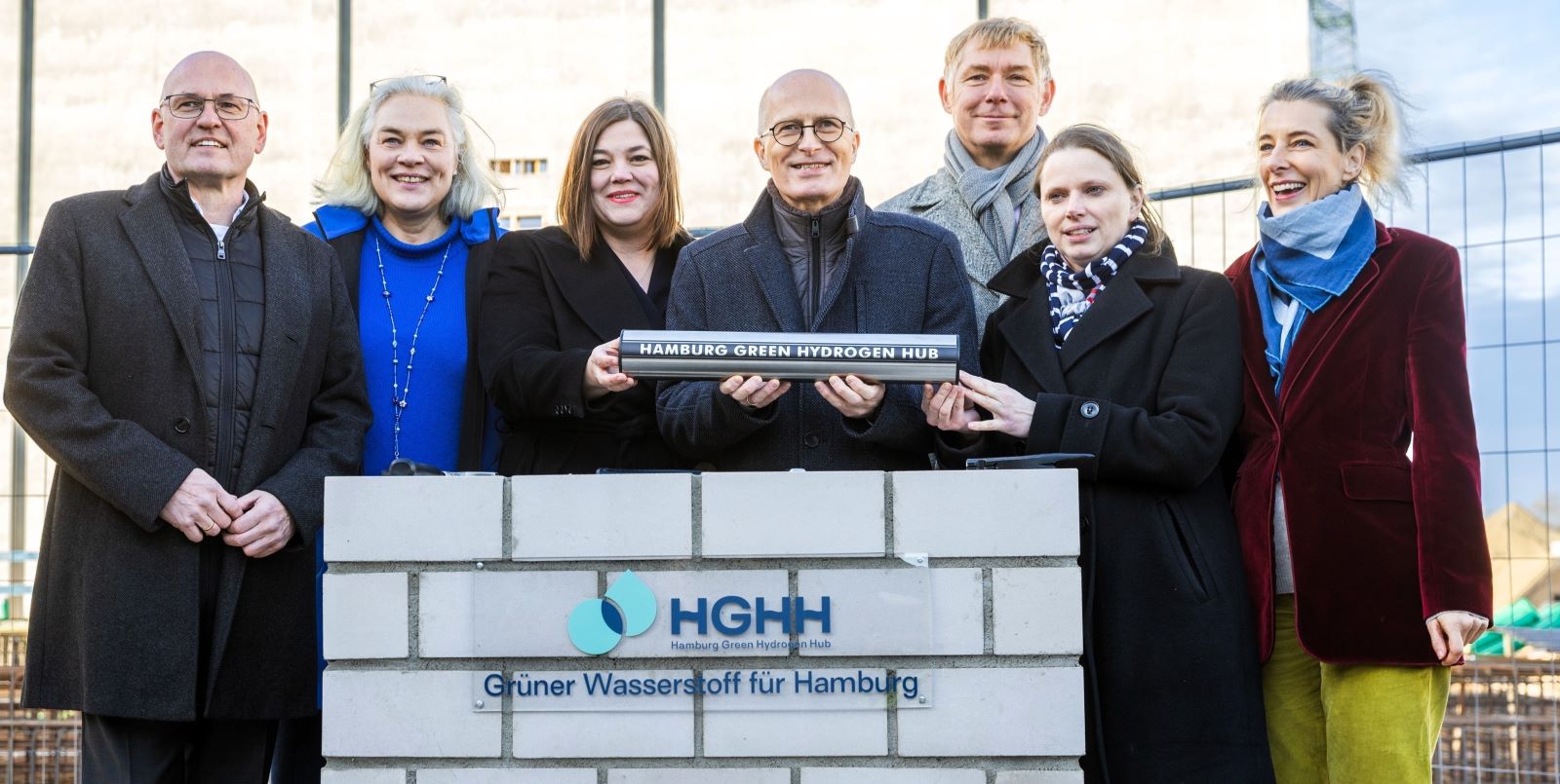 Meilenstein für Wasserstoffprojekt: Grundstein in Moorburg gelegt