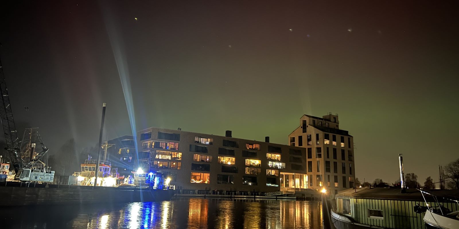Polarlichter sorgen auch in Harburg und Umgebung für faszinierend schöne Momente