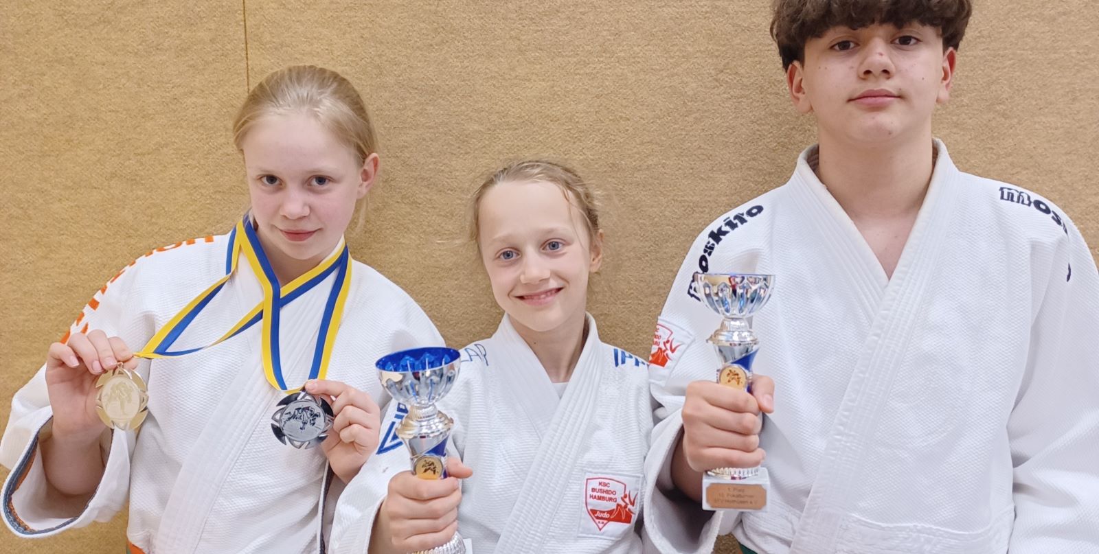 Doppelgold und Doppelsilber für Eißendorfer Nachwuchs-Judoka in Holthusen