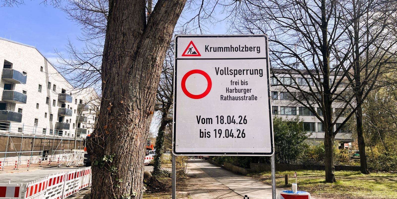 Baukran wird aufgestellt: Krummholzberg zwei Tage voll gesperrt