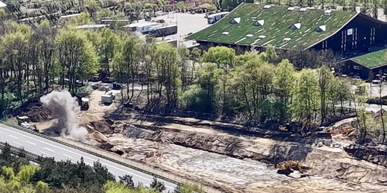 Panzerfaust in Marmstorf gesprengt: 20 Minuten Vollsperrung der A7