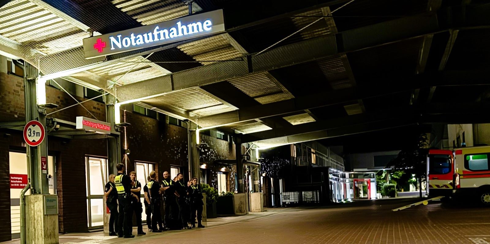 Schießerei in Buxtehude sorgte für Polizei-Einsatz an der Asklepios-Klinik