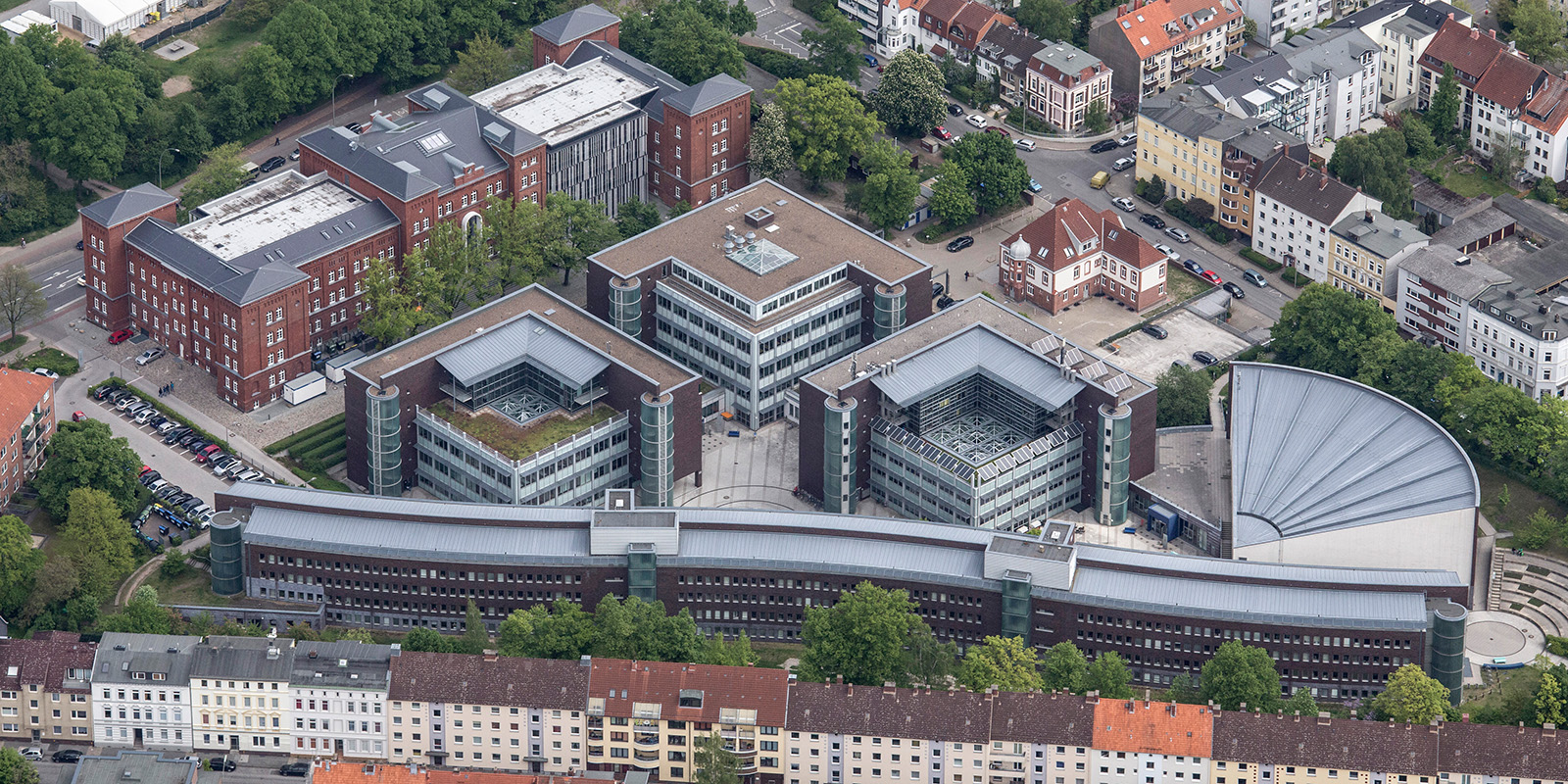 Die Technische Universität in Harburg. Foto: zv