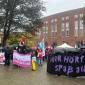 Über 150 Menschen protestieren in Harburg gegen rechte Kundgebung