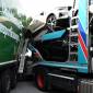 Unfall mit zwei Lkw auf Rastplatz Harburger Berge: Fahrzeuge total verkeilt