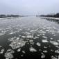 Spektakulärer Anblick: Nach langer Zeit wieder Eisgang auf der Süderelbe