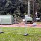 Schweres Gerät im Stadtpark: Entschlammung des Schulgartenteichs
