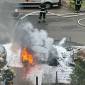 Smart brennt in Kirchdorf-Süd vollständig aus: Polizei prüft Brandstiftung