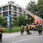 Feuer in leerstehenden Freudenberger-Büros löst großen Feuerwehreinsatz aus