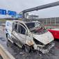 Fahrzeugbrand auf der A7 sorgt für erhebliche Verkehrsbehinderungen
