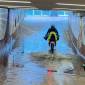 Fußgängertunnel zum Binnenhafen: Darum steht er immer wieder unter Wasser