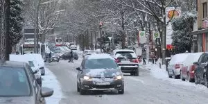 Winterliche Strasse