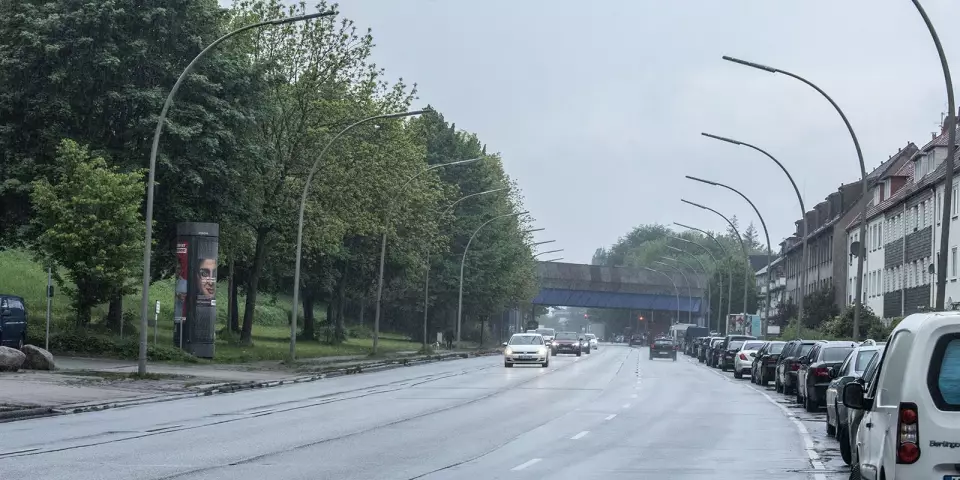 Die B73, hier im Bereich Stade Straße. Foto: zv