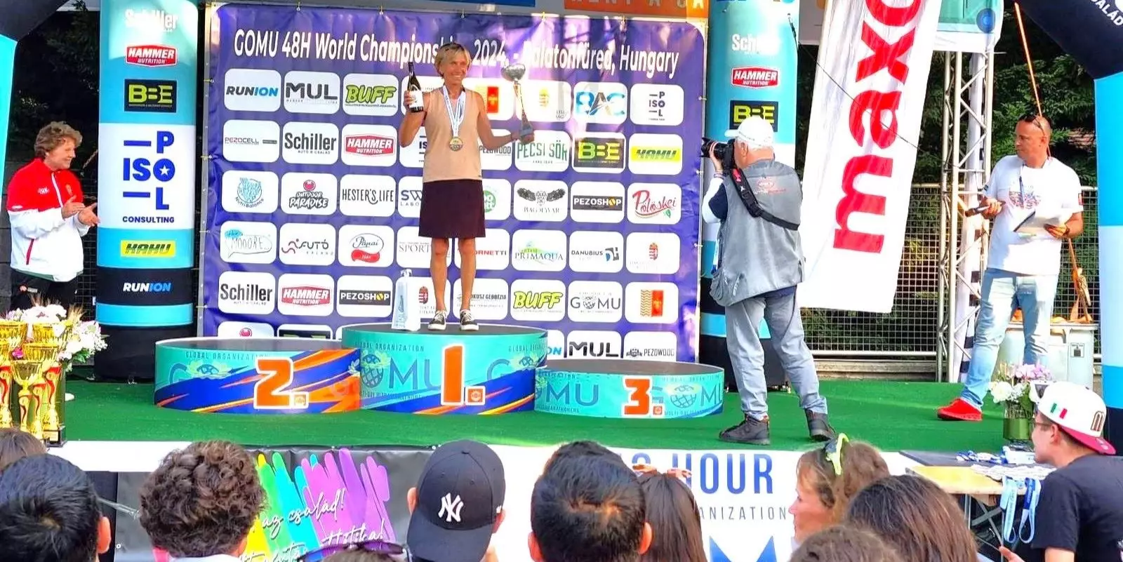Silke Gielen wurde Weltmeisterin im 48 Stunden-Lauf