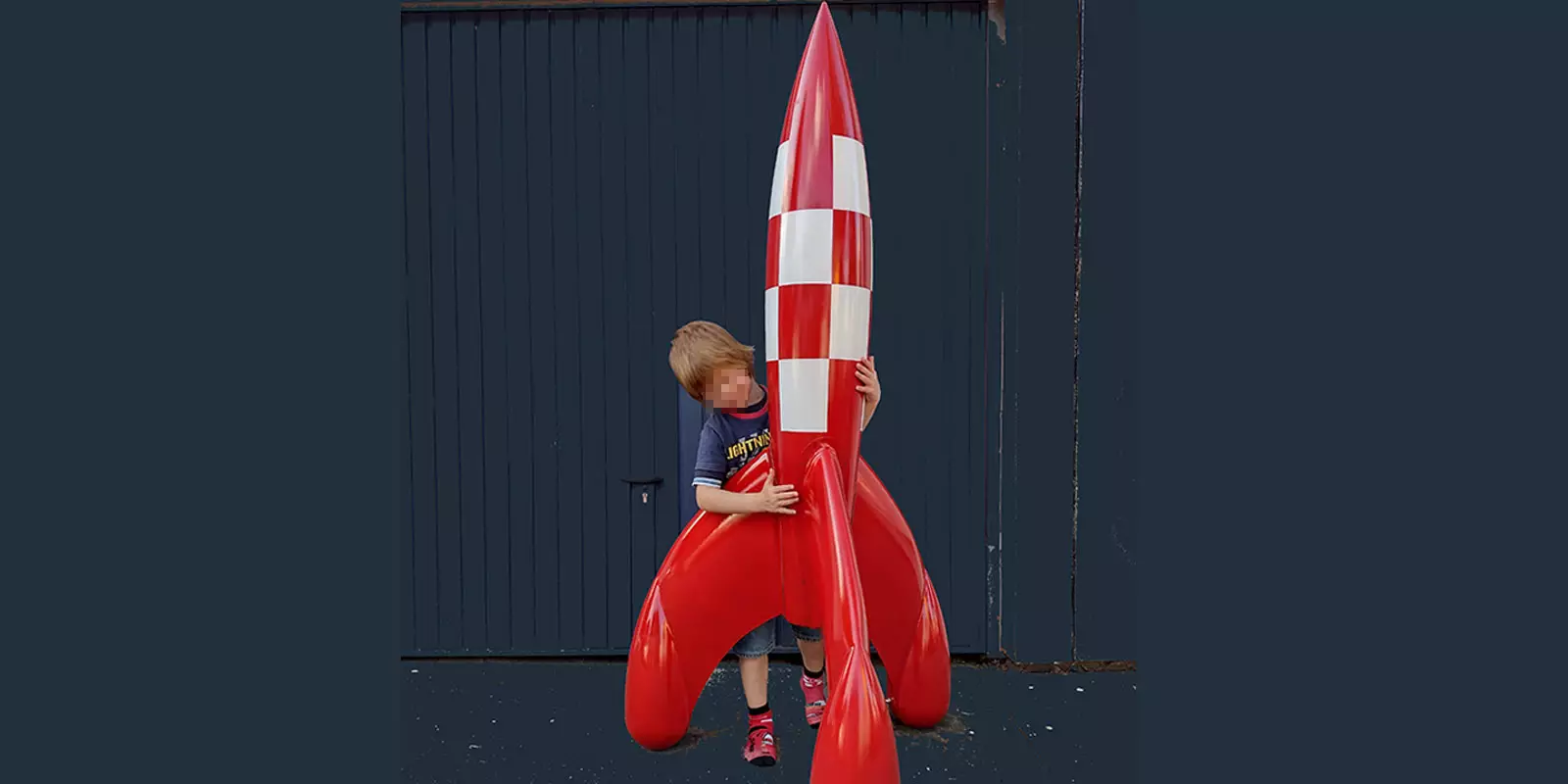 Die geklaute Rakete. Foto: Privat