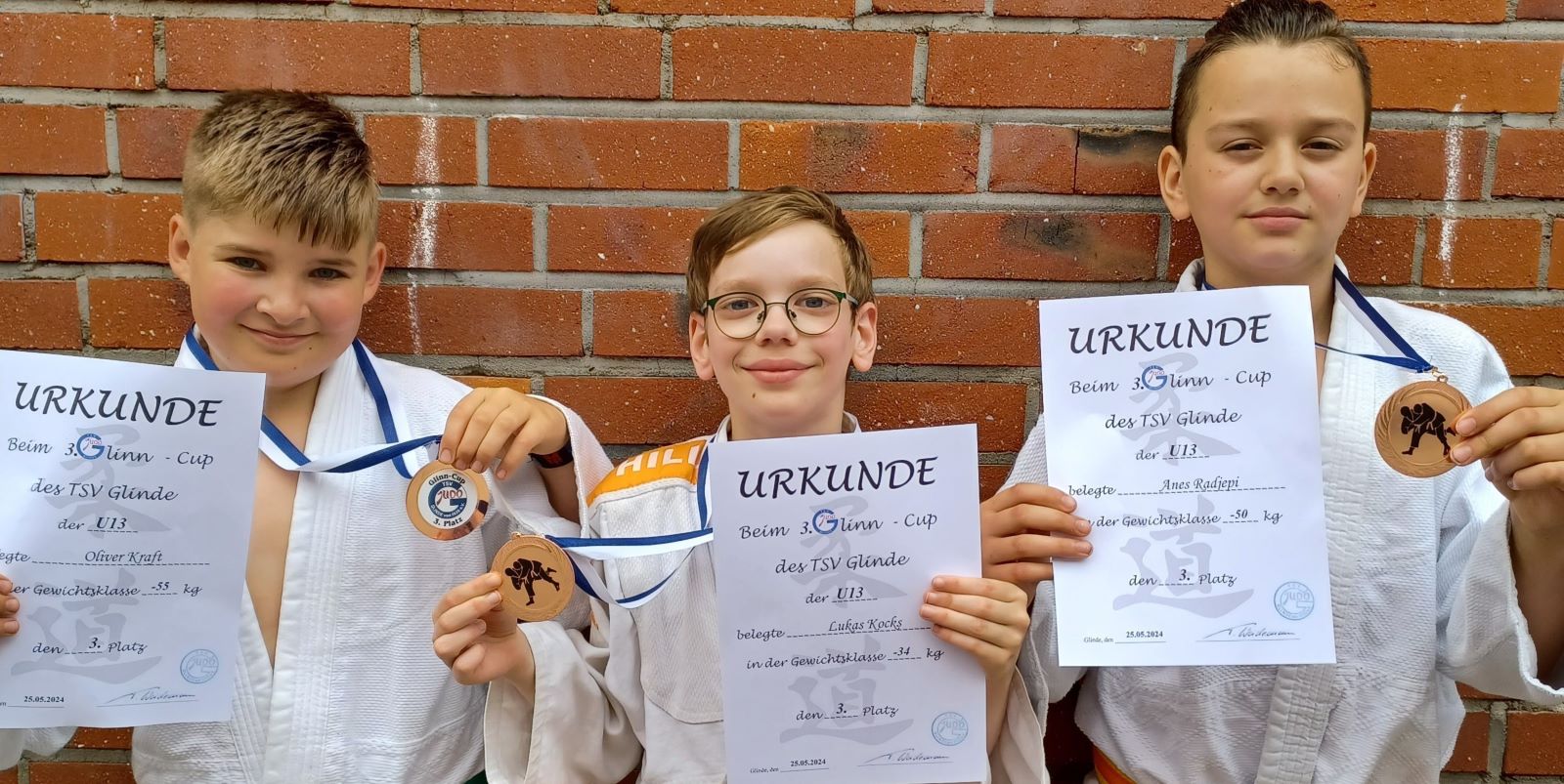 KSC-Judoka holen vier Mal Bronze beim „Glinn-Cup“ in Glinde
