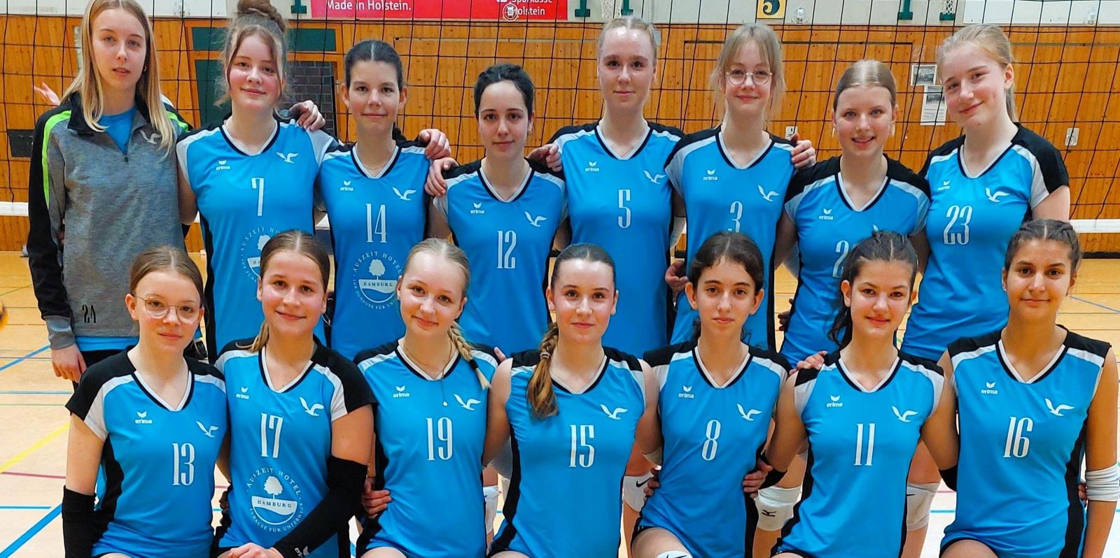 Gruppenbild der beiden U15-Teams des VTH. Foto: VTH