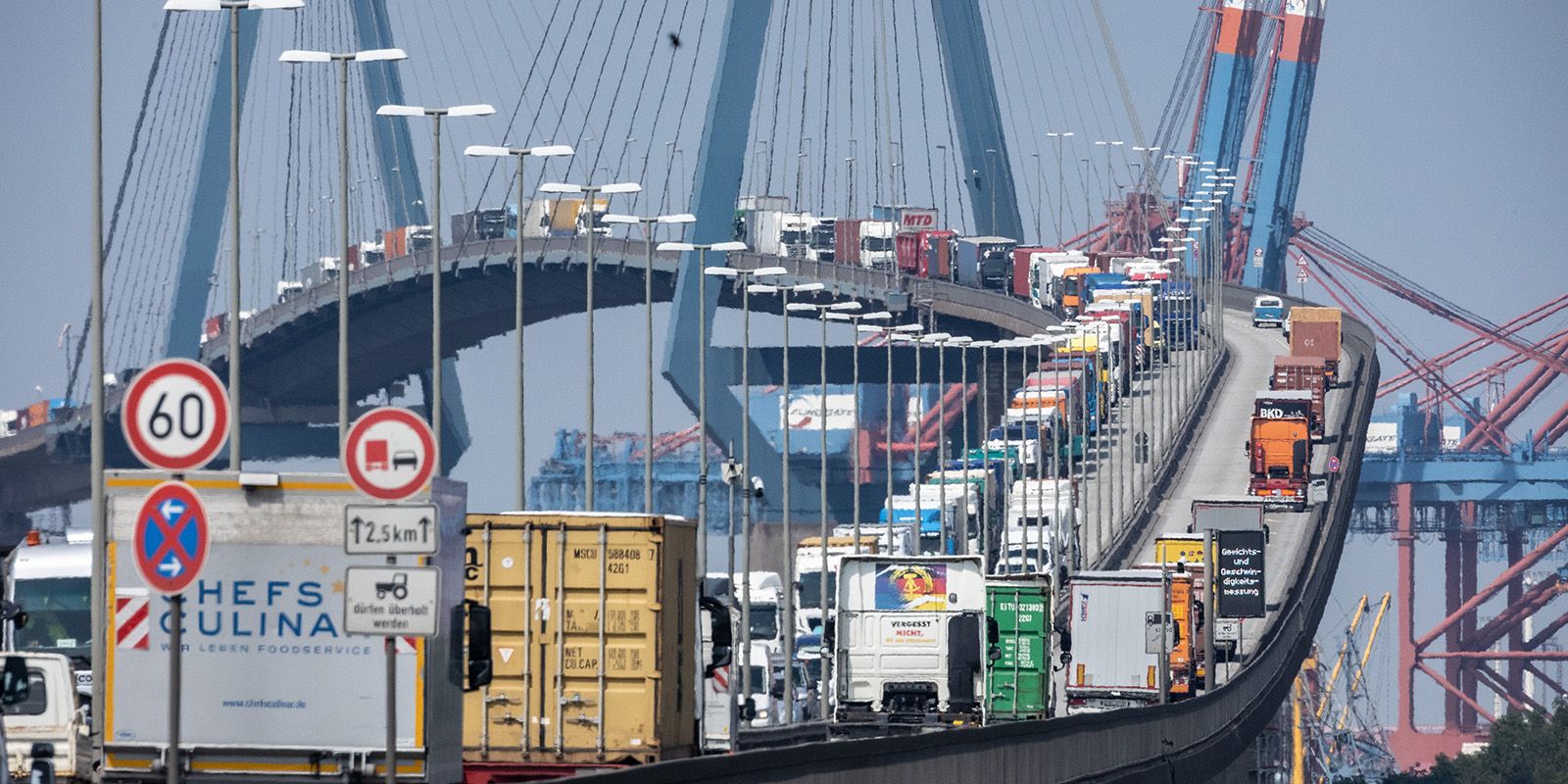 Die Köhlbrandbrücke. Foto: zv