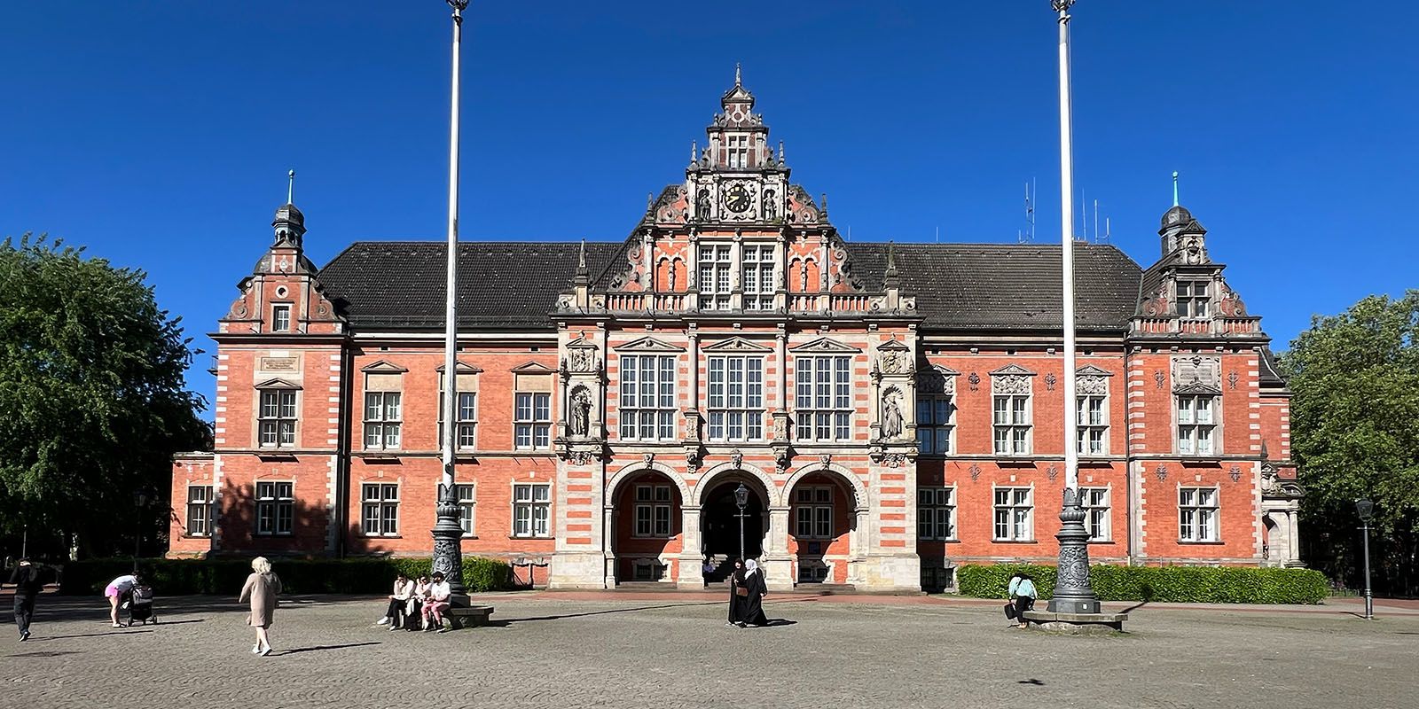 Das Harburger Rathaus. Foto: zv